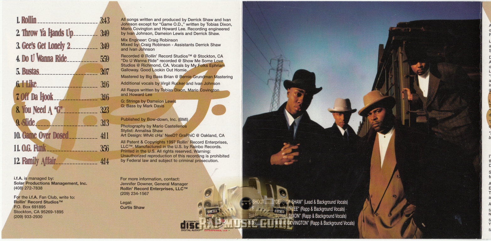 I.F.A. - International Family Affair: 1st Press. CD | Rap Music Guide
